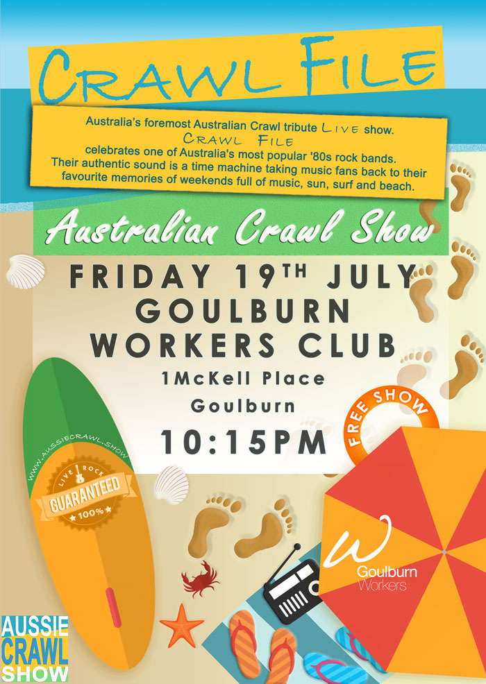 Aussie Crawl Show @ The Workers Goulburn
