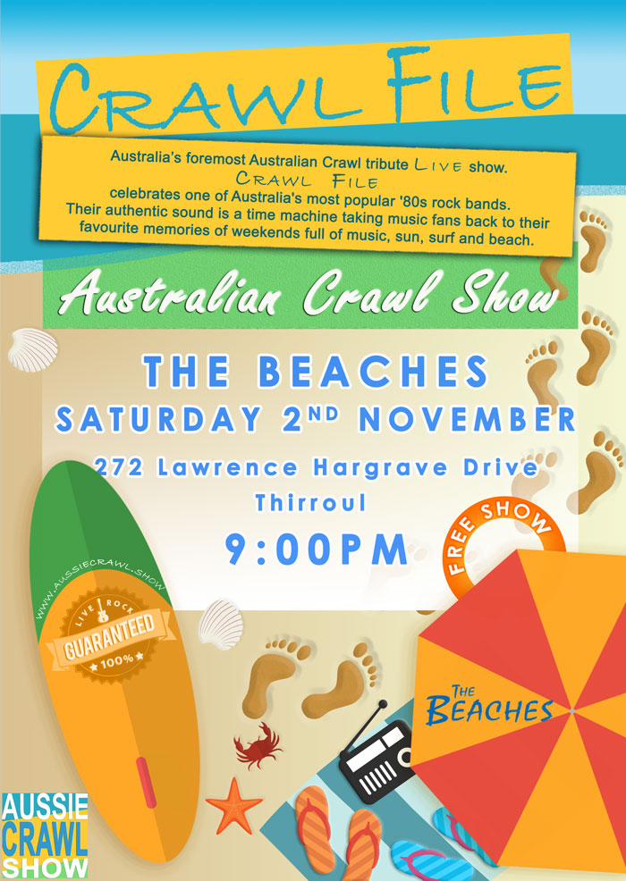 Aussie Crawl Show @ the beaches